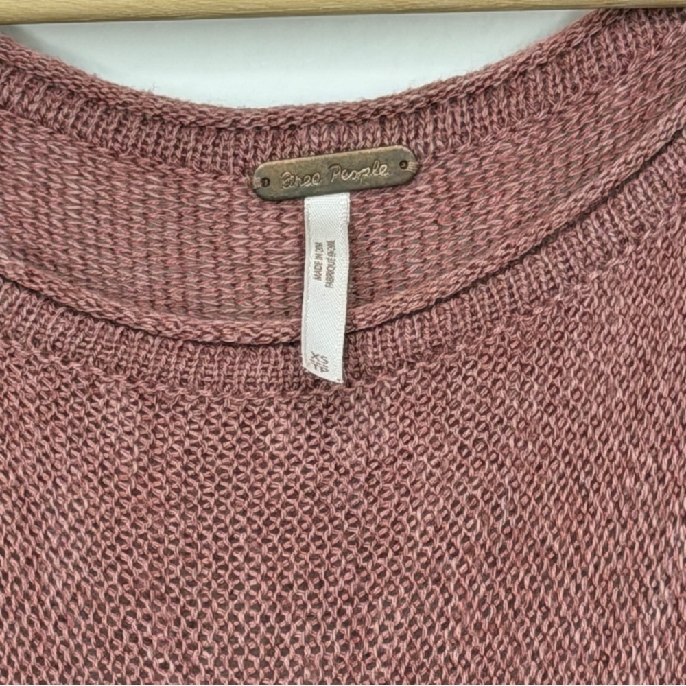 Free People Midnight Ruffles Swingy Tiered Tunic Sweater Top - Picture 5 of 6
